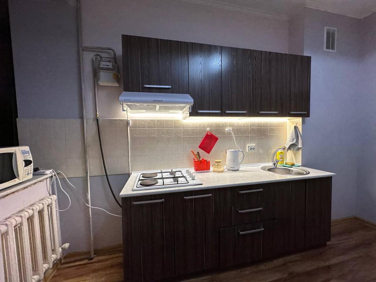 1-Room Apart. 21 On Usenbaeva 52 Near Eurasia Shopping Center Bishkek Exterior photo